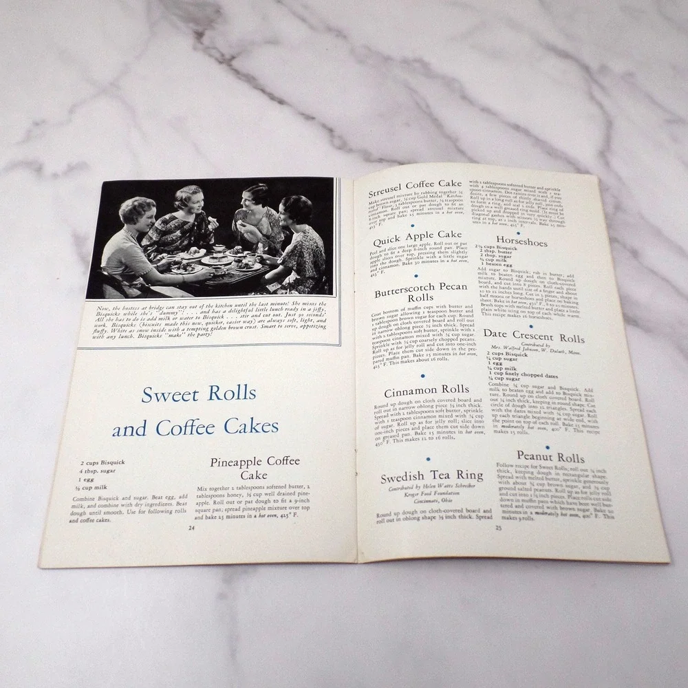 Vintage Betty Crocker's 101 Delicious Bisquick Creations Booklet (1933)
